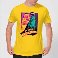 Universal Monsters Retro Bride Of Frankenstein Men's T-Shirt - Yellow - XXL
Universal Monsters Retro Bride Of Frankenstein Men's T-Shirt - Yellow - XXL