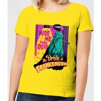 Universal Monsters Retro Bride Of Frankenstein Women's T-Shirt - Yellow - XL
Universal Monsters Retro Bride Of Frankenstein Women's T-Shirt - Yellow - XL