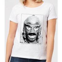 Universal Monsters Creature From The Black Lagoon Portrait Women's T-Shirt - White - L
Universal Monsters Creature From The Black Lagoon Portrait Women's T-Shirt - White - L
