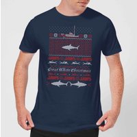 Jaws Great White Christmas Men's T-Shirt - Navy - XS, Blue
Jaws Great White Christmas Men's T-Shirt - Navy - XS, Blue