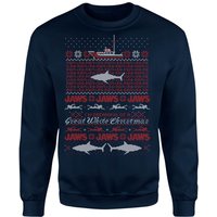 Jaws Great White Christmas Sweater - Navy - S, Blue
Jaws Great White Christmas Sweater - Navy - S, Blue