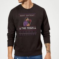The Big Lebowski Happy Birthday The Jesus Christmas Jumper - Black - S
The Big Lebowski Happy Birthday The Jesus Christmas Jumper - Black - S