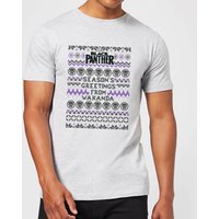 Marvel Avengers Season's Greetings From Wakanda Men's Christmas T-Shirt - Grey - XS
Marvel Avengers Season's Greetings From Wakanda Men's Christmas T-Shirt - Grey - XS