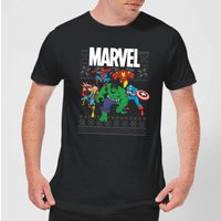Marvel Avengers Group Men's Christmas T-Shirt - Black - XS
Marvel Avengers Group Men's Christmas T-Shirt - Black - XS