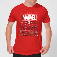 Marvel Avengers Pixel Art Men's Christmas T-Shirt - Red - XS
Marvel Avengers Pixel Art Men's Christmas T-Shirt - Red - XS