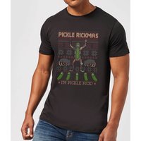 Rick and Morty Pickle Rick Men's Christmas T-Shirt - Black - XS
Rick and Morty Pickle Rick Men's Christmas T-Shirt - Black - XS