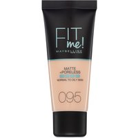 Fit Me! от Maybelline Матирующий тональный крем для сужения пор, 30 мл (разные оттенки) - 095 Fair Porcelain
Fit Me! от Maybelline Матирующий тональный крем для сужения пор, 30 мл (разные оттенки) - 095 Fair Porcelain