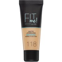 Fit Me! от Maybelline Матирующий тональный крем для сужения пор, 30 мл (разные оттенки) - 118 Light Beige
Fit Me! от Maybelline Матирующий тональный крем для сужения пор, 30 мл (разные оттенки) - 118 Light Beige