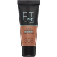 Fit Me! от Maybelline Матирующий тональный крем для сужения пор, 30 мл (разные оттенки) - 358 Latte
Fit Me! от Maybelline Матирующий тональный крем для сужения пор, 30 мл (разные оттенки) - 358 Latte