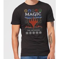 Magic The Gathering Colours Of Magic Knit Men's Christmas T-Shirt - Black - XS
Magic The Gathering Colours Of Magic Knit Men's Christmas T-Shirt - Black - XS