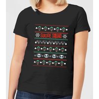 DC Suicide Squad Knit Pattern Women's Christmas T-Shirt - Black - M
DC Suicide Squad Knit Pattern Women's Christmas T-Shirt - Black - M