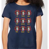 Elf Faces Women's Christmas T-Shirt - Navy - M, Blue
Elf Faces Women's Christmas T-Shirt - Navy - M, Blue