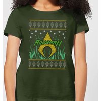 DC Aquaman Knit Women's Christmas T-Shirt - Forest Green - XXL
DC Aquaman Knit Women's Christmas T-Shirt - Forest Green - XXL