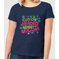 Elf Cotton-Headed Ninny-Muggins Women's Christmas T-Shirt - Navy - S, Blue
Elf Cotton-Headed Ninny-Muggins Women's Christmas T-Shirt - Navy - S, Blue