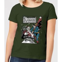 DC Superman Action Comics Women's Christmas T-Shirt - Forest Green - S
DC Superman Action Comics Women's Christmas T-Shirt - Forest Green - S