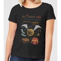 Harry Potter All I Want Women's Christmas T-Shirt - Black - L
Harry Potter All I Want Women's Christmas T-Shirt - Black - L
