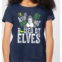 Elf Raised By Elves Women's Christmas T-Shirt - Navy - XL, Blue
Elf Raised By Elves Women's Christmas T-Shirt - Navy - XL, Blue