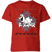 Disney Frozen Olaf and Snowmen Kids' Christmas T-Shirt - Red - 3-4 Years
Disney Frozen Olaf and Snowmen Kids' Christmas T-Shirt - Red - 3-4 Years