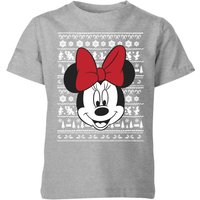 Disney Minnie Face Kids' Christmas T-Shirt - Grey - 11-12 Years
Disney Minnie Face Kids' Christmas T-Shirt - Grey - 11-12 Years