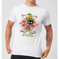 Looney Tunes Eat Drink Be Martian Men's Christmas T-Shirt - White - XS
Looney Tunes Eat Drink Be Martian Men's Christmas T-Shirt - White - XS