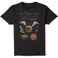 Harry Potter All I Want Men's Christmas T-Shirt - Black - L
Harry Potter All I Want Men's Christmas T-Shirt - Black - L