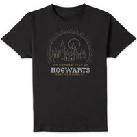 Harry Potter I'd Rather Stay At Hogwarts Men's Christmas T-Shirt - Black - L
Harry Potter I'd Rather Stay At Hogwarts Men's Christmas T-Shirt - Black - L