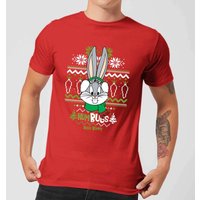 Looney Tunes Bugs Bunny Knit Men's Christmas T-Shirt - Red - XS
Looney Tunes Bugs Bunny Knit Men's Christmas T-Shirt - Red - XS