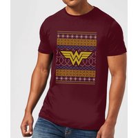 DC Wonder Woman Knit Men's Christmas T-Shirt - Burgundy - XS
DC Wonder Woman Knit Men's Christmas T-Shirt - Burgundy - XS