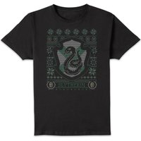 Harry Potter Slytherin Crest Men's Christmas T-Shirt - Black - XXL
Harry Potter Slytherin Crest Men's Christmas T-Shirt - Black - XXL