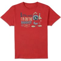 Looney Tunes Martian Who Said Im On The Naughty List Men's Christmas T-Shirt - Red - L
Looney Tunes Martian Who Said Im On The Naughty List Men's Christmas T-Shirt - Red - L