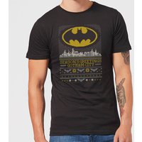 DC Seasons Greetings From Gotham Men's Christmas T-Shirt - Black - XS
DC Seasons Greetings From Gotham Men's Christmas T-Shirt - Black - XS