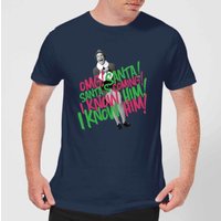 Elf Santa! I Know Him! Men's Christmas T-Shirt - Navy - XS
Elf Santa! I Know Him! Men's Christmas T-Shirt - Navy - XS
