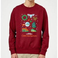 National Lampoon Griswold Christmas Starter Pack Christmas Sweater - Burgundy - S
National Lampoon Griswold Christmas Starter Pack Christmas Sweater - Burgundy - S