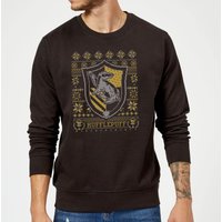 Harry Potter Hufflepuff Crest Christmas Sweater - Black - M
Harry Potter Hufflepuff Crest Christmas Sweater - Black - M