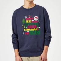 Elf Christmas Cheer Christmas Sweater - Navy - XL, Blue
Elf Christmas Cheer Christmas Sweater - Navy - XL, Blue