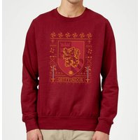 Harry Potter Gryffindor Crest Christmas Sweater - Burgundy - S
Harry Potter Gryffindor Crest Christmas Sweater - Burgundy - S