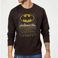 DC Seasons Greetings From Gotham Christmas Sweater - Black - XXL
DC Seasons Greetings From Gotham Christmas Sweater - Black - XXL