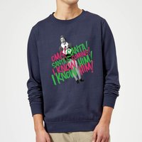 Elf Santa! I Know Him! Christmas Sweater - Navy - XXL, Blue
Elf Santa! I Know Him! Christmas Sweater - Navy - XXL, Blue