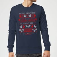 National Lampoon Merry Christmas Knit Christmas Sweater - Navy - L, Blue
National Lampoon Merry Christmas Knit Christmas Sweater - Navy - L, Blue
