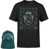 Harry Potter Slytherin T-Shirt and Cap Bundle - Black - Men's - XXXL
Harry Potter Slytherin T-Shirt and Cap Bundle - Black - Men's - XXXL