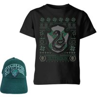 Harry Potter Slytherin T-Shirt and Cap Bundle - Black - Kids' - 5-6 Years
Harry Potter Slytherin T-Shirt and Cap Bundle - Black - Kids' - 5-6 Years