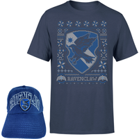 Harry Potter Ravenclaw T-Shirt and Cap Bundle - Navy - Men's - M, Blue
Harry Potter Ravenclaw T-Shirt and Cap Bundle - Navy - Men's - M, Blue