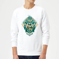 Aquaman Seven Kingdoms Sweatshirt - White - M
Aquaman Seven Kingdoms Sweatshirt - White - M