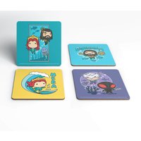 Aquaman Chibi Coaster Set
Aquaman Chibi Coaster Set
