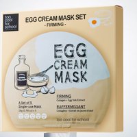 Too Cool For School Egg Cream Firming Mask Set (5 Masks)
Too Cool For School Egg Cream Firming Mask Set (5 Masks)