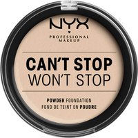 NYX Professional Makeup Can't Stop Won't Stop Powder Foundation (Various Shades) - Fair 
NYX Professional Makeup Can't Stop Won't Stop Powder Foundation (Various Shades) - Fair