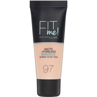 Fit Me! от Maybelline Матирующий тональный крем для сужения пор, 30 мл (разные оттенки) - 097 Natural Porcelain
Fit Me! от Maybelline Матирующий тональный крем для сужения пор, 30 мл (разные оттенки) - 097 Natural Porcelain