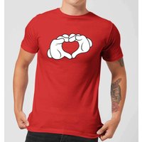 Disney Mickey Heart Hands Men's T-Shirt - Red - XS
Disney Mickey Heart Hands Men's T-Shirt - Red - XS
