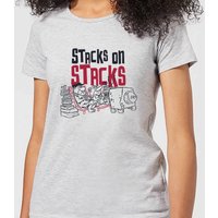 The Flintstones Stacks On Stacks Women's T-Shirt - Grey - XS, Gray
The Flintstones Stacks On Stacks Women's T-Shirt - Grey - XS, Gray