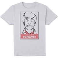 Scooby Doo Hold The Phone Men's T-Shirt - White - XXL
Scooby Doo Hold The Phone Men's T-Shirt - White - XXL